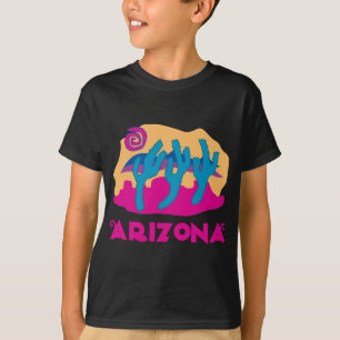 アリゾナ砂漠ピンク Tシャツ