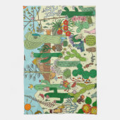 アリゾナ砂漠 キッチンタオル (縦)