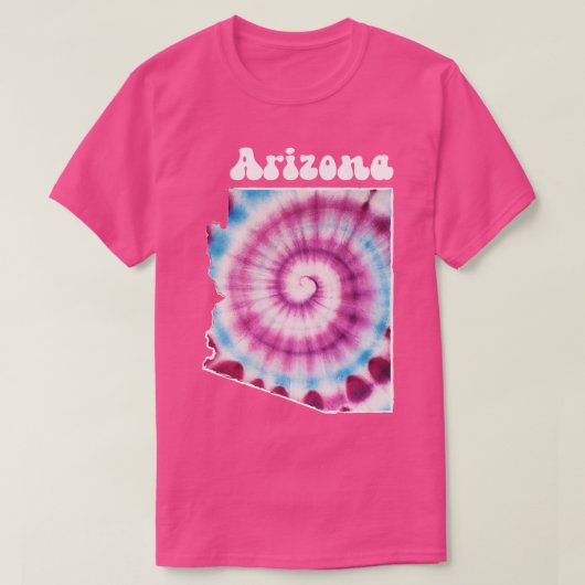 アリゾナ絞り染め Tシャツ (デザイン正面)