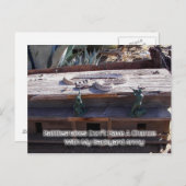 アリゾナ西ダイヤモンドバックガラガラヘビ ポストカード (正面/裏面)