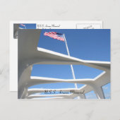 アリゾナ記念はがき ポストカード (正面/裏面)