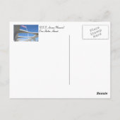 アリゾナ記念はがき ポストカード (裏面)