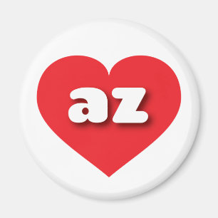 アリゾナ赤いハート- I love az マグネット