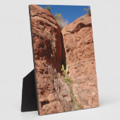 アリゾナ赤い岩の風景の写真 フォトプラーク (側面)