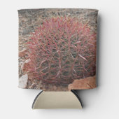 アリゾナ赤樽サボテンユニーク砂漠プラント 缶クーラー (正面)