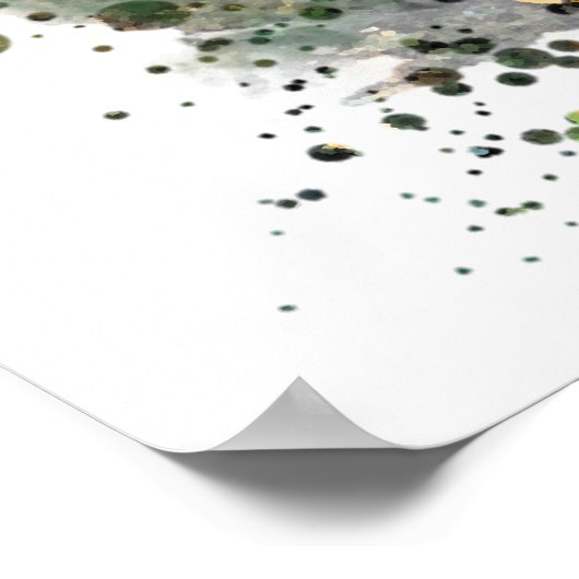 アリゾナ迷信マウンテンサグアーロサボテン ポスター (角)