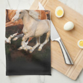 アリゾナ野生馬 キッチンタオル (四つ折り)