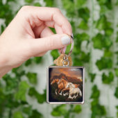 アリゾナ野生馬 キーホルダー (手)