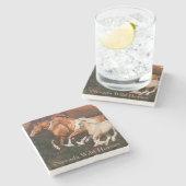 アリゾナ野生馬 ストーンコースター (横)