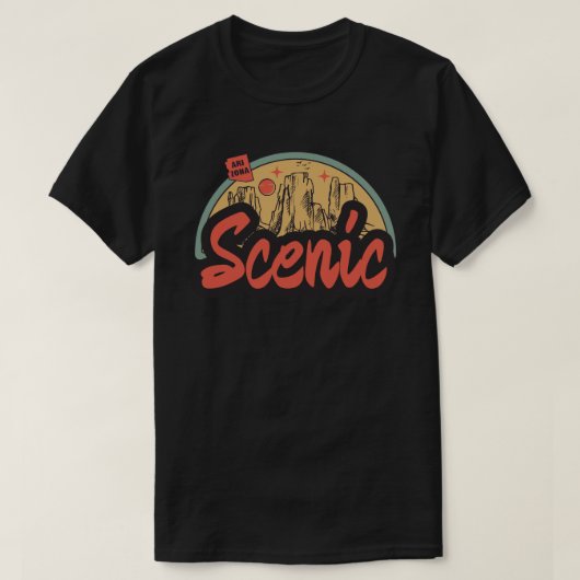 アリゾナ風景Tシャツ Tシャツ (デザイン正面)