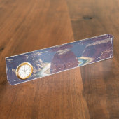 アリゾナ馬蹄湾蛇行蛇行 デスクネームプレート (側面)