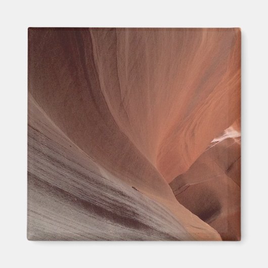 アリゾナ – アッパーアンテロープ渓谷E - Red Rock マグネット (正面)