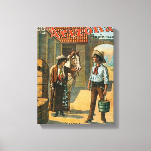 アリゾナ「アメリカもっとも偉大ス遊」カセ キャンバスプリント (正面)