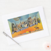 アリゾナ、アリゾナの4ステッカーのシート 長方形シール (封筒)