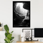 アリゾナ，アンテロープキャニオン ポスター (ホームオフィス)