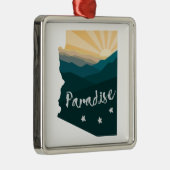 アリゾナ・イズ・パラダイス メタルオーナメント (右)