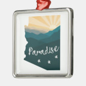 アリゾナ・イズ・パラダイス メタルオーナメント (左)