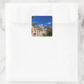 アリゾナ、ウィンドロック。ナバホの首都 スクエアシール (バッグ)