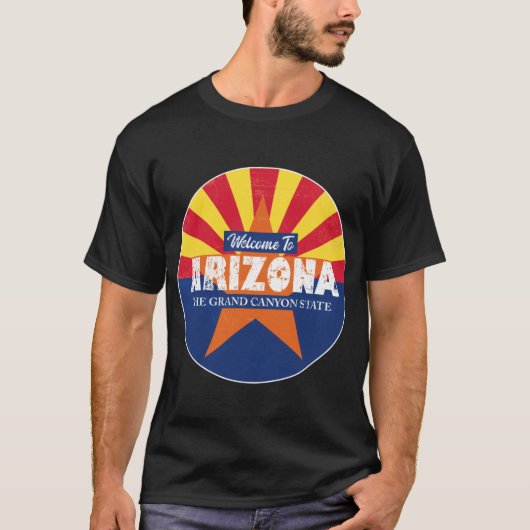 アリゾナ オーバーサイズド へようこそ Tシャツ (正面)