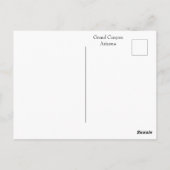 アリゾナ，グランドキャニオン ポストカード (裏面)