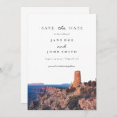 アリゾナ グランドキャニオン Save The Date セーブザデート (正面/裏面)