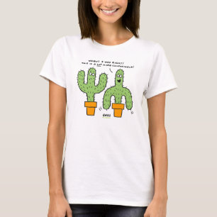 アリゾナ·サおもしろいクタス好きのかわいい漫画のサボティ Tシャツ