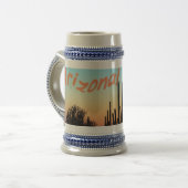 アリゾナ! サグアロの日没 ビールジョッキ (正面左)