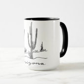 アリゾナ・サボテン州 マグカップ (正面右)