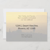 アリゾナ・サンセットサグアーロ・サボテンが発表 案内状 (裏面)