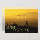 アリゾナ・サンセットサグアーロ・サボテンが発表 案内状 (正面/裏面)