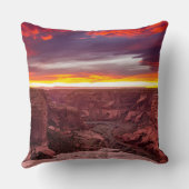 アリゾナ，サンセット，キャニオンデチェリー クッション (裏面)