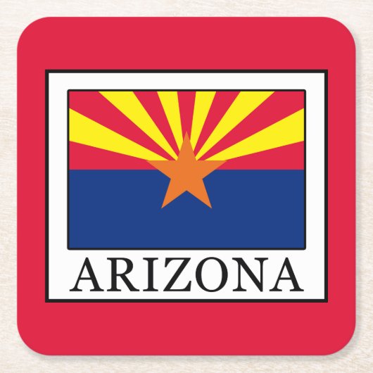 アリゾナ スクエアペーパーコースター (正面)