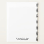 アリゾナ，ツーソン プランナー手帳 (裏面)