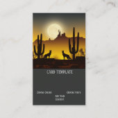 アリゾナ・デザートコヨーテ・ウルフの名刺 名刺 (正面)