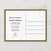 アリゾナ・デザートニューアドレスを移動 案内ポストカード (裏面)