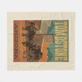 アリゾナ,トンムストーン フリースブランケット (正面(横))