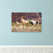 アリゾナ，ナバホインディアン予約，中国， キャンバスプリント (インサイチュ (ウッドフロア))