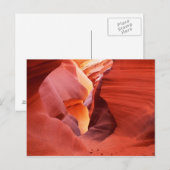 アリゾナ、ナバホネーション、ロアンテロープ峡谷 ポストカード (正面/裏面)