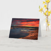 アリゾナ,パウエル湖 カード (黄色い花)