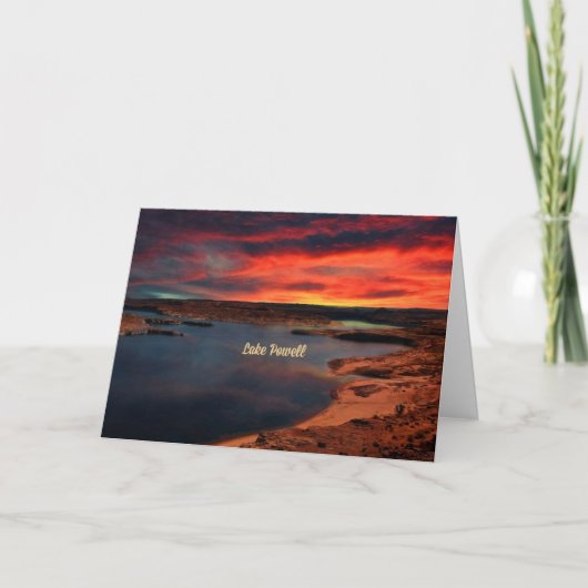 アリゾナ,パウエル湖 カード (正面)