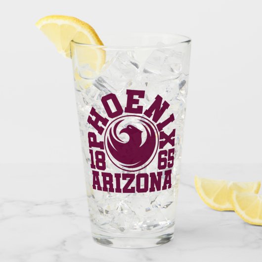 アリゾナ・フェニックス タンブラーグラス (アイス正面)