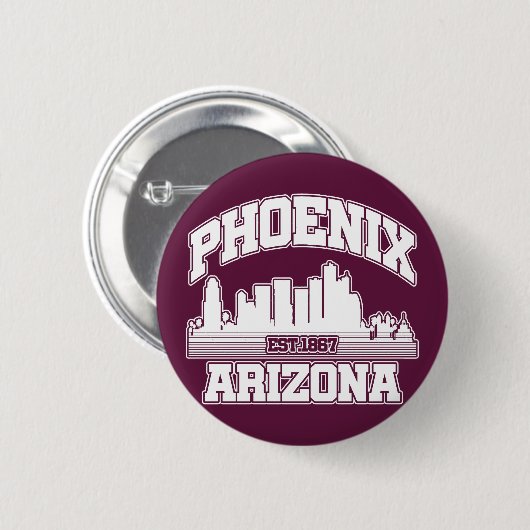 アリゾナ・フェニックス 缶バッジ (正面&裏面)