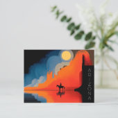 アリゾナ、ミニマルスタイル ポストカード (スタンド正面)