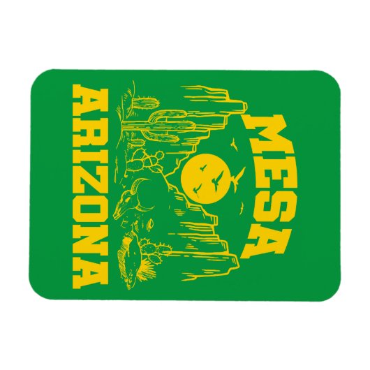 アリゾナ，メサ マグネット (横)