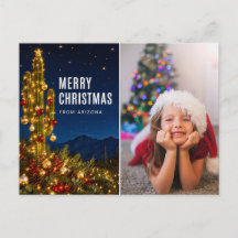 アリゾナ メリークリスマス オーダーメイド家族写真