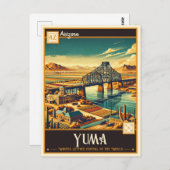 アリゾナ，ユマ |ヴィンテージ ポストカード (正面/裏面)