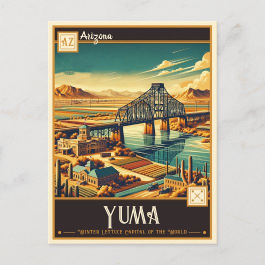 アリゾナ，ユマ |ヴィンテージ ポストカード (正面)