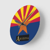 アリゾナ ラウンド壁時計 (傾斜)