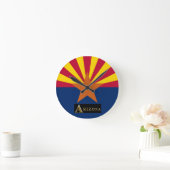 アリゾナ ラウンド壁時計 (ホーム)