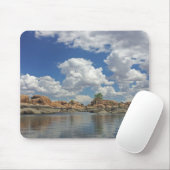 アリゾナ・ランドスケープ写真ワトソン湖プレスコット・ウォーター マウスパッド (マウス)
